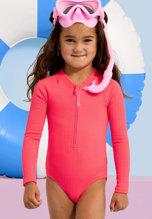 Seafolly KidsTextured Paddlesuit - Snapdragon