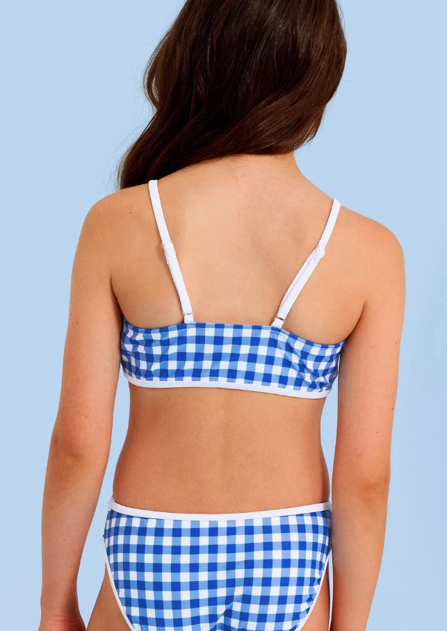 Seafolly Kids Gingham Bikini - Blue Lottie