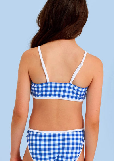 Seafolly Kids Gingham Bikini - Blue Lottie