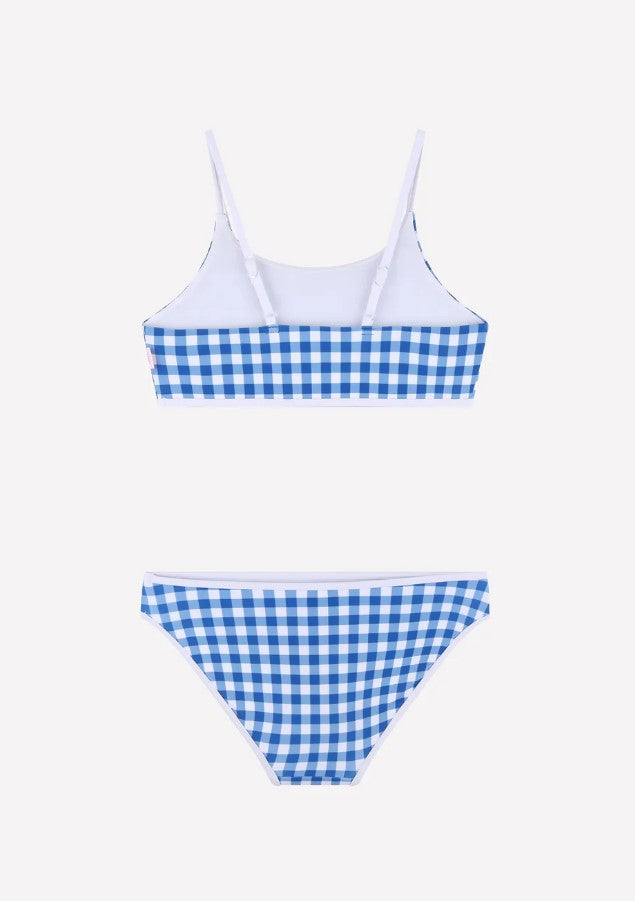 Seafolly Kids Gingham Bikini - Blue Lottie