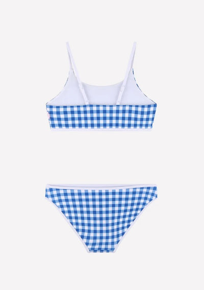 Seafolly Kids Gingham Bikini - Blue Lottie