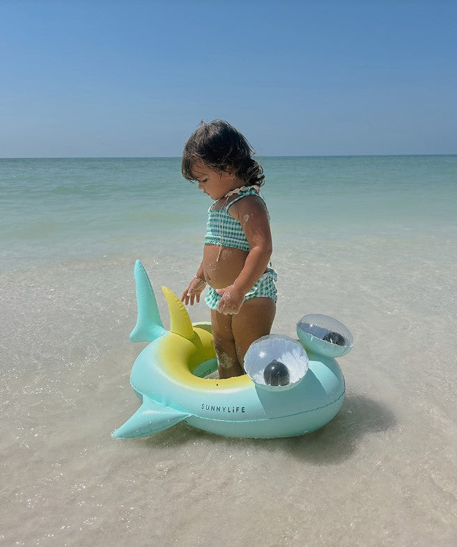 Sunnylife Kids Tube Pool Ring Salty the Shark Multi
