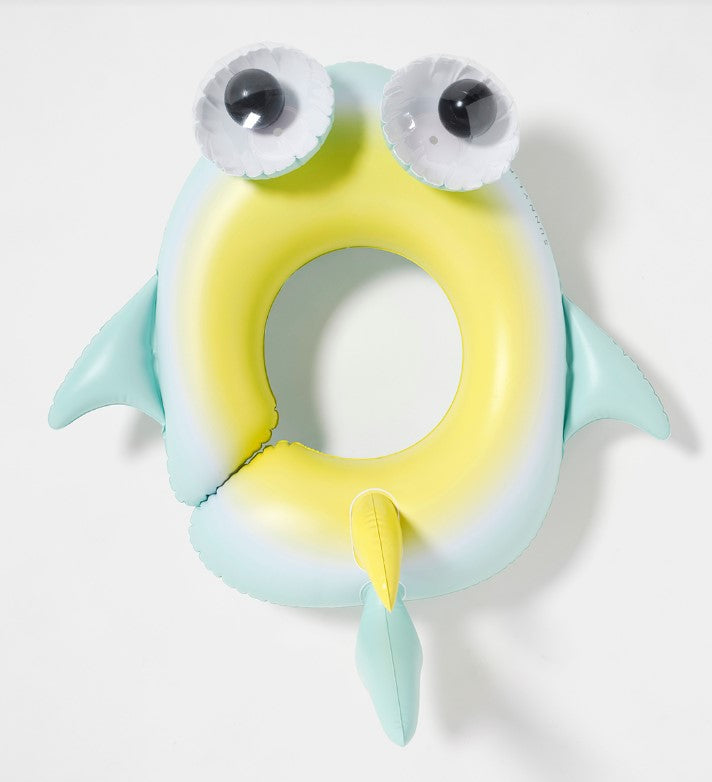 Sunnylife Kids Tube Pool Ring Salty the Shark Multi