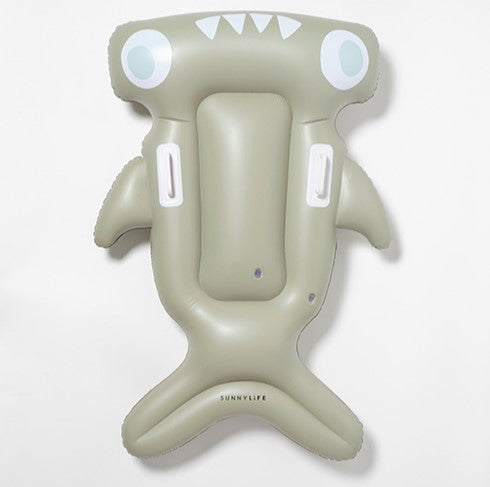 Sunnylife Kids Lie-On Float Salty the Shark Khaki