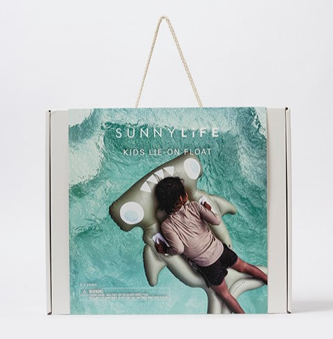 Sunnylife Kids Lie-On Float Salty the Shark Khaki