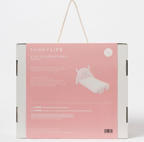 Sunnylife Kids Sleepover Bed Monster Pink