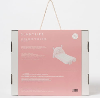 Sunnylife Kids Sleepover Bed Monster Pink