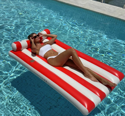 Sunnylife Luxe Lilo Tomato Red Stripe