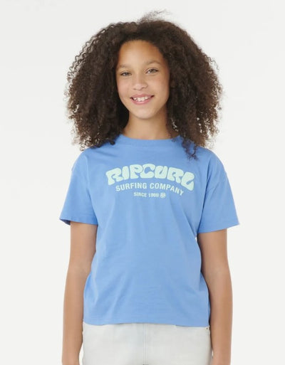 Rip Curl Surf Puff Relaxed Tee-Girls