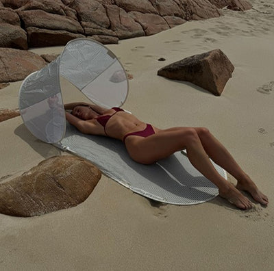 Sunnylife Solo Sun Shader La Palma Sage Stripe