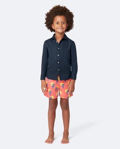 Tom & Teddy Linen Shirt L/S Boys