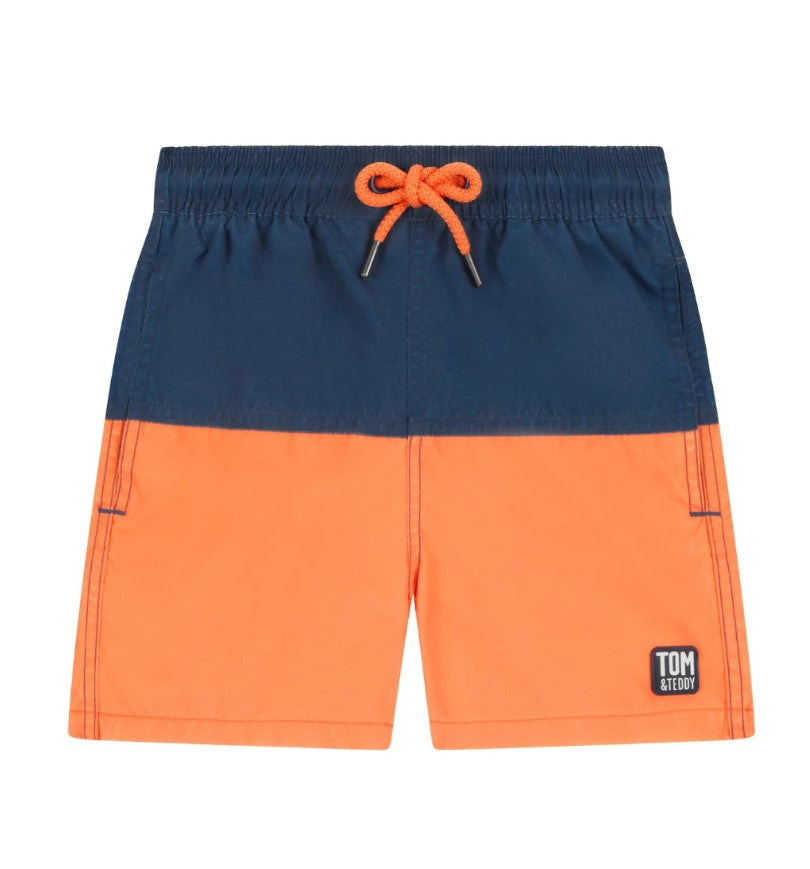 Tom &amp; Teddy Classic Swim Short Colourblock Boys
