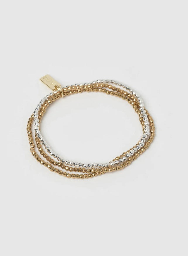 Arms Of Eve Birdie Two Tone Set Bracelet