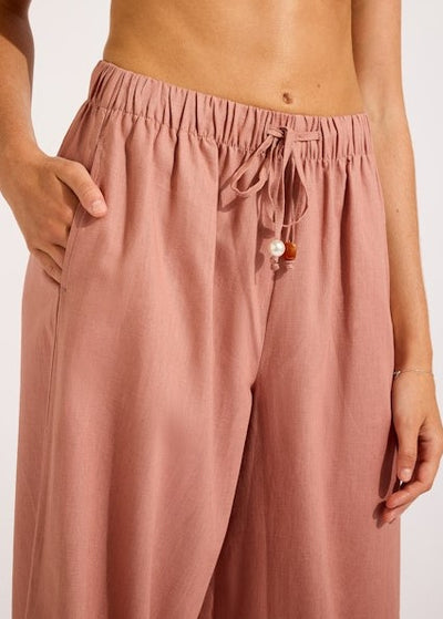 Seafolly Drawcord Waist Wide Leg Pant