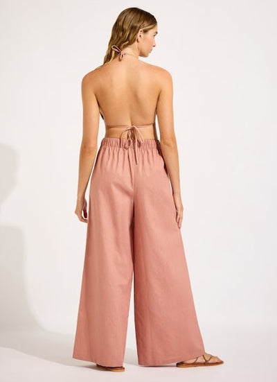 Seafolly Drawcord Waist Wide Leg Pant