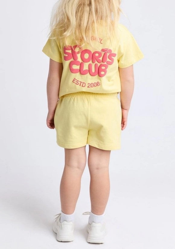Eve Girl Sports Club Fleece Short (Size 3-7)