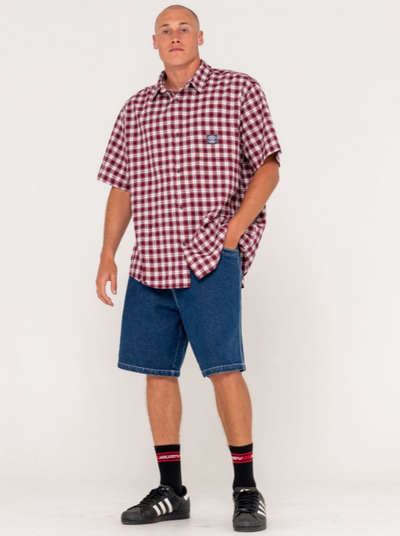 Rusty Worldwide Curved Hem SS Tee