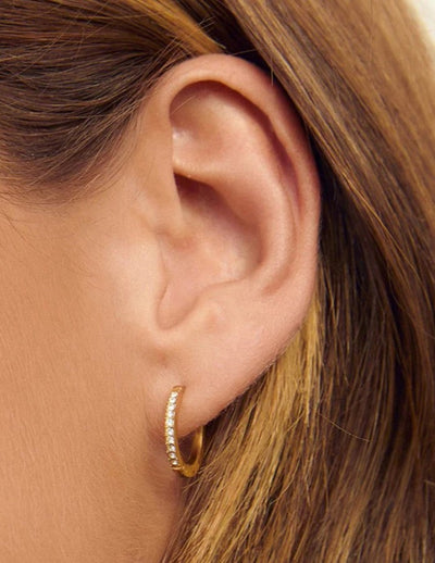 Arms of Eve Imogen Gold Huggie Earring