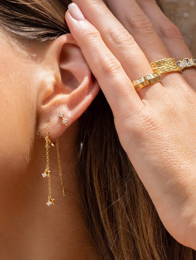 Arms Of Eve Orion Threader Gold Earrings