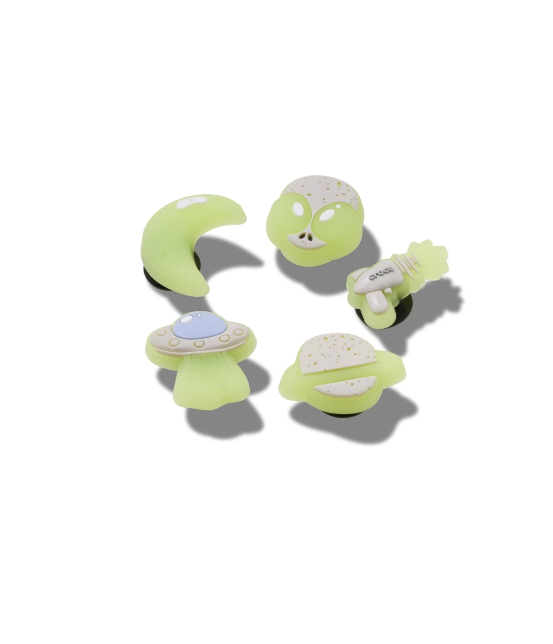 Crocs Jibbitz Glow In The Dark Space 5 Pack