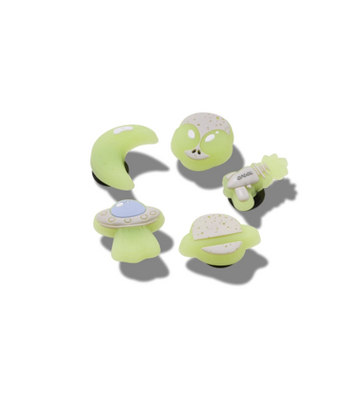 Crocs Glow In The Dark Space 5 Pack