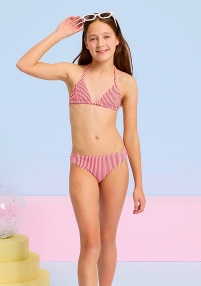 Seafolly Stripe Texture Triangle Bikini