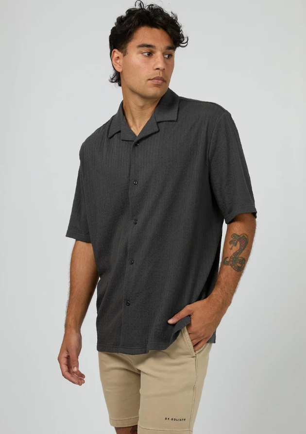 St Goliath Liberate Short Sleeve Shirt Navy