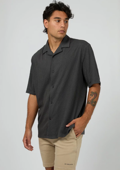 St Goliath Liberate Short Sleeve Shirt Navy