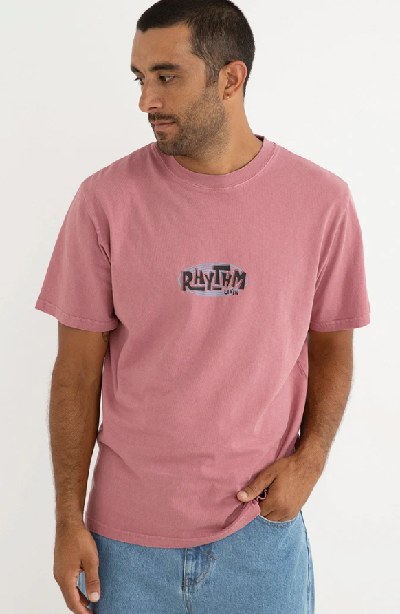 Rhythm Loop Vintage  Fig Tee