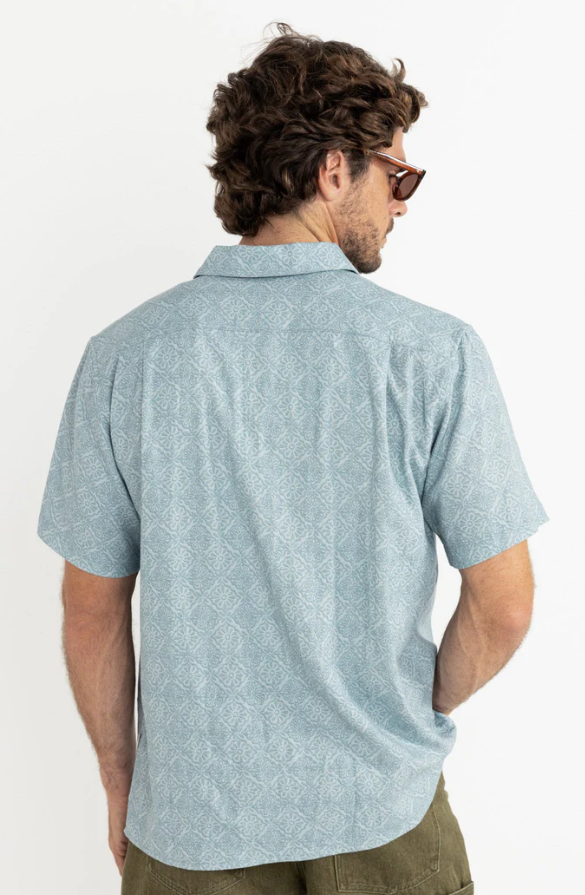 Rhythm Tile Blue SS Shirt