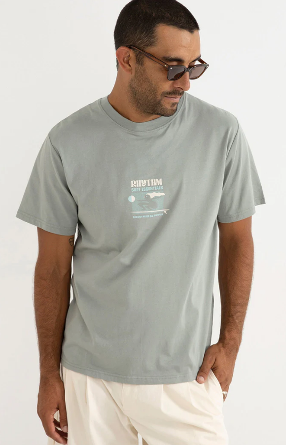 Rhythm Slide Seafoam SS Tee