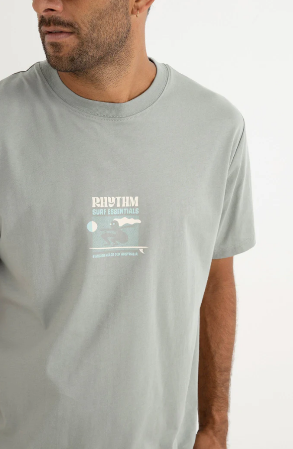 Rhythm Slide Seafoam SS Tee
