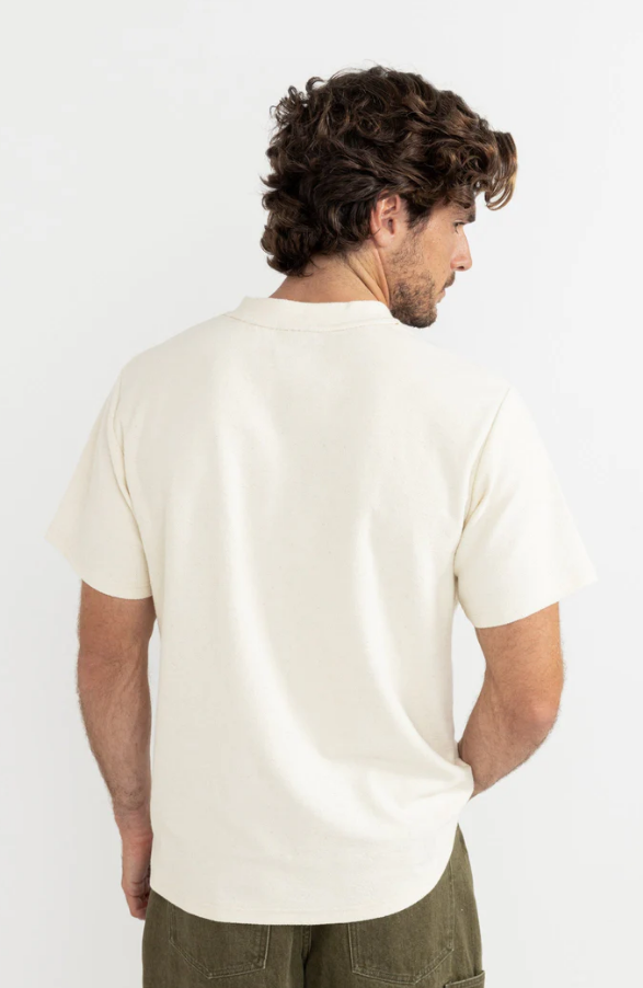 Rhythm Stamp Vintage Terry Natural SS Tee