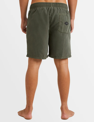 Billabong All Day OVD Layback Boys Dark Military Boardshort