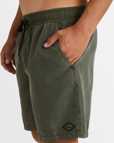 Billabong All Day OVD Layback Boys Dark Military Boardshort