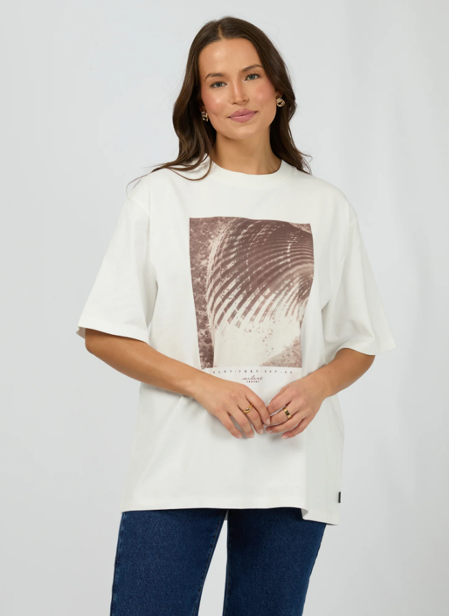 Silent Theory Sea Shells Tee Vintage White
