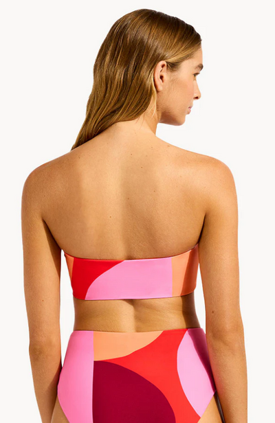 Seafolly Reversible Tube Top Flame