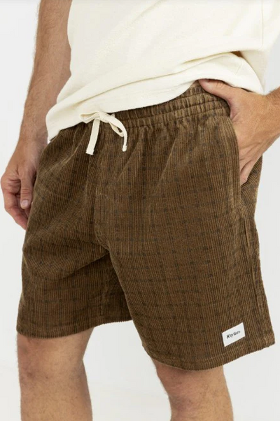 Rhythm Cord Check Shorts