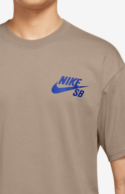 Nike Logo tee Mens Tan