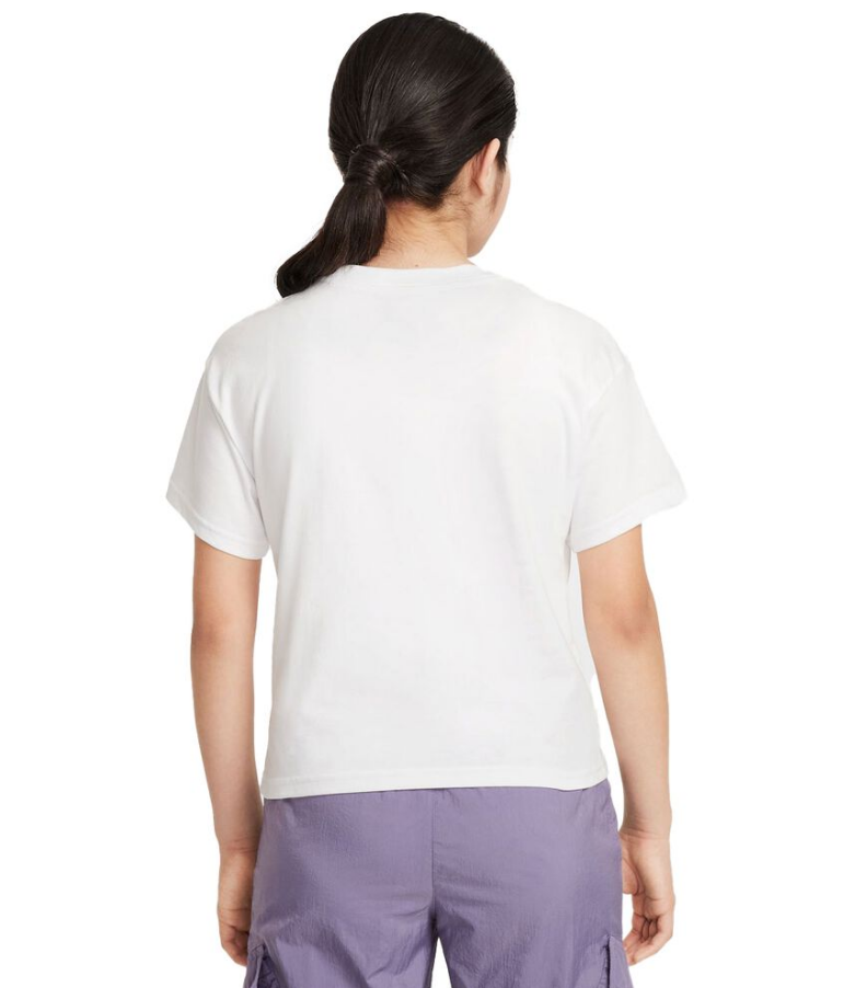 Nike Girls Boxy Tee White