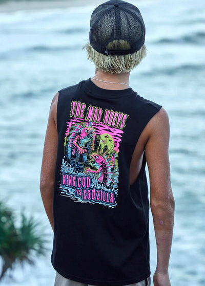 The Mad Hueys King Cod Codzilla | Youth Muscle - BLK