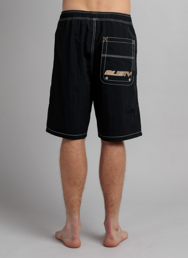 Rusty Flip Daddy Boardshorts Black