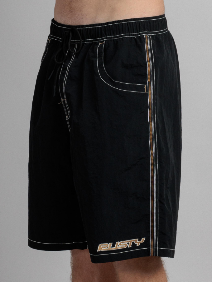 Rusty Flip Daddy Boardshorts Black