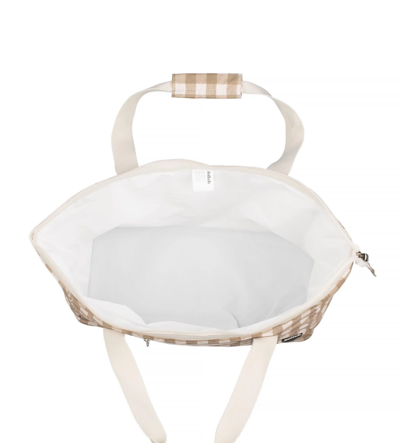 Kollab Tote Bag Olive Check