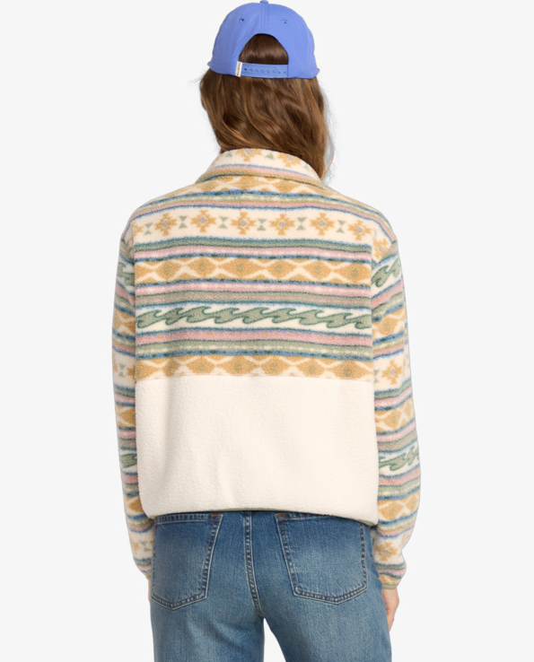 Billabong Rock Jetty Mock Neck Zip Flc