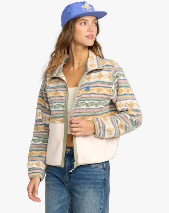 Billabong Rock Jetty Mock Neck Zip Flc