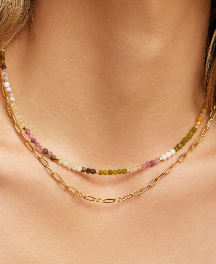 Arms Of Eve Saffron Gemstone Necklace