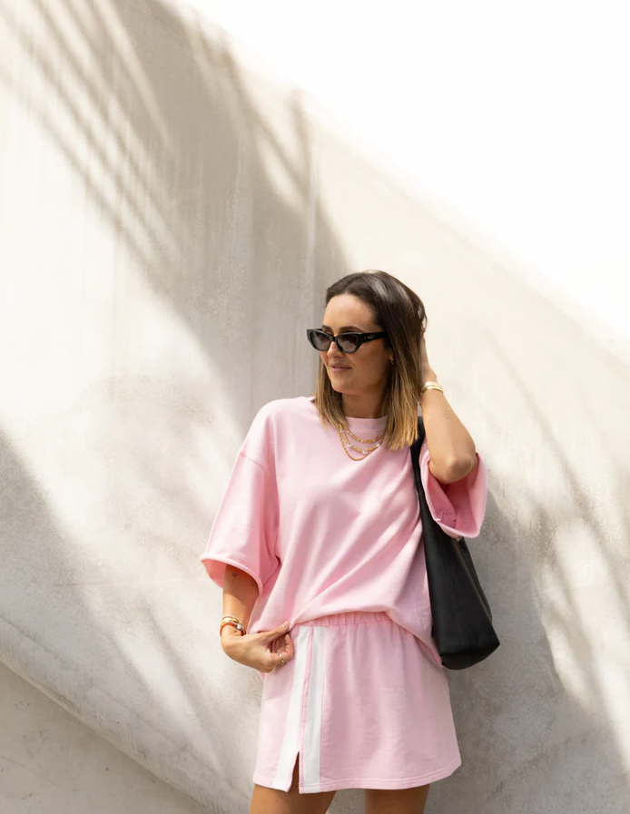 Luna Lane Mason Tee Pink