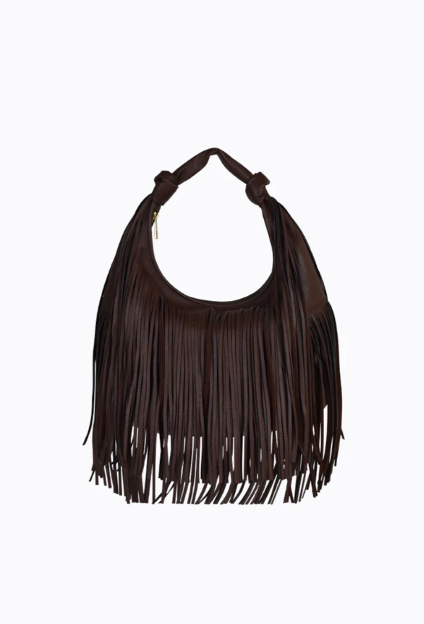 Peta + Jain Moss Fringe Bag