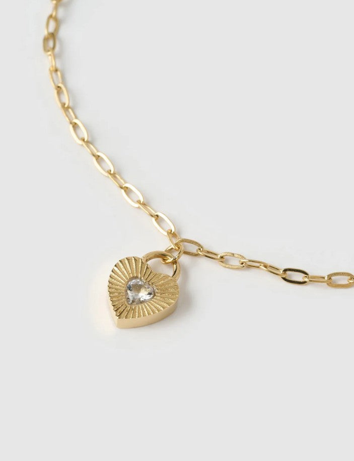 Arms Of Eve Ruby Heart Bracelet Stone